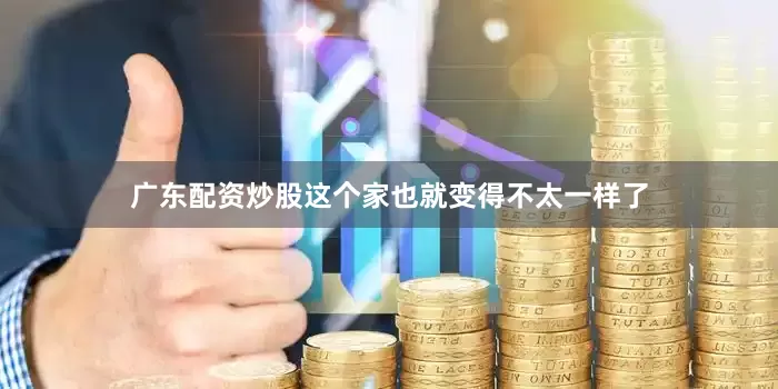 广东配资炒股这个家也就变得不太一样了