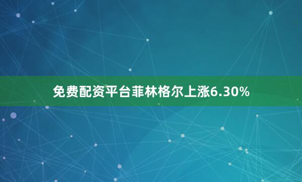 免费配资平台菲林格尔上涨6.30%