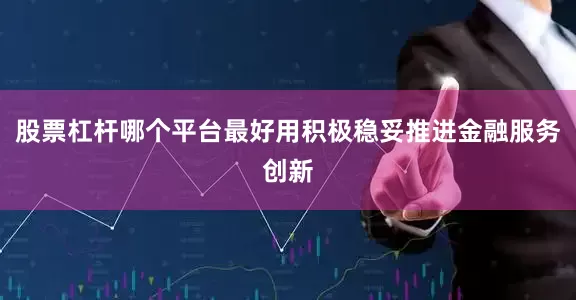股票杠杆哪个平台最好用积极稳妥推进金融服务创新